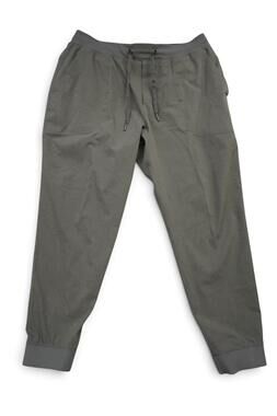Lululemon Pants Mens XL 36x28 Green Check Woven Jogger Elastic Waist Stretch